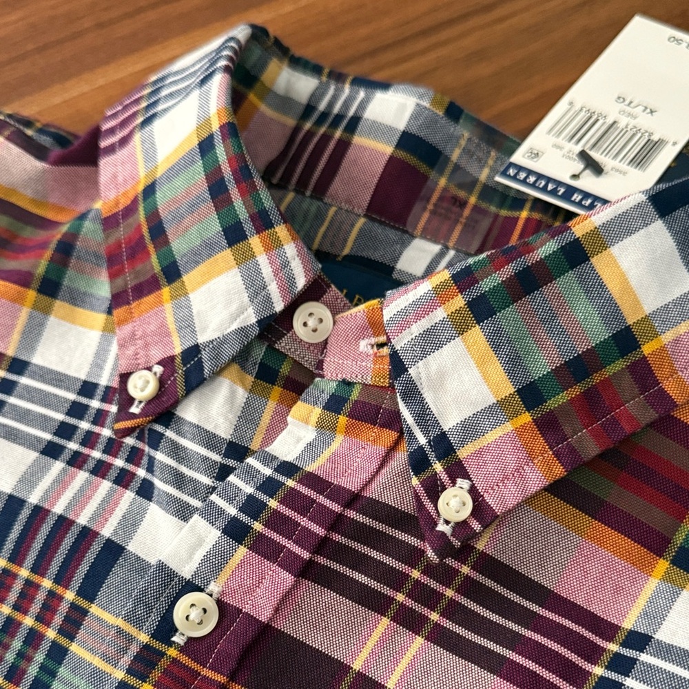 Polo Ralph Lauren Men's Plaid Button-Down Shirt XL